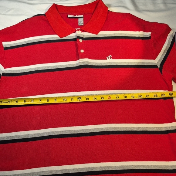 Rocawear 3XL Polo Red and Black Mens Shirt Classic Design - Picture 4 of 10